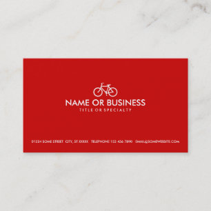 Tarjeta De Visita ciclos simples (personalizable de color)