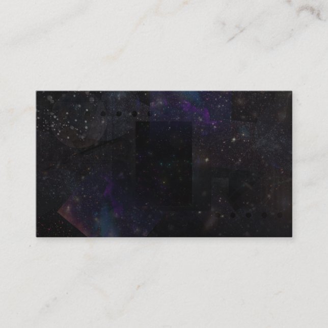 Tarjeta De Visita Cielo negro (Anverso)