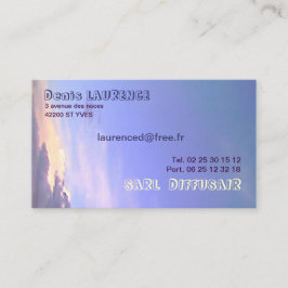 TARJETA DE VISITA CIELO Y DE NUBE