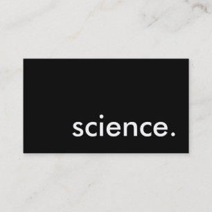 Tarjeta De Visita ciencia.