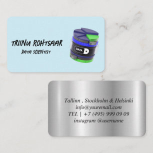 Tarjeta De Visita Científico de datos