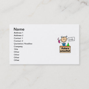 Tarjeta De Visita Científico del Futuro