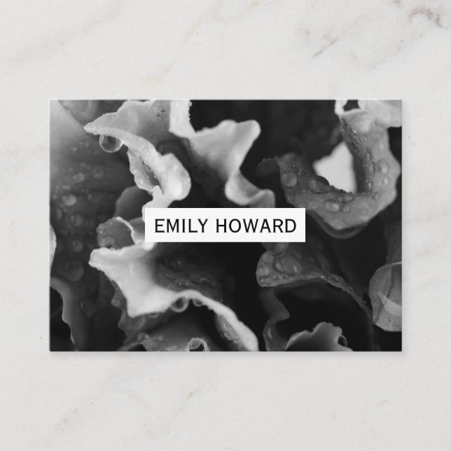 Tarjeta De Visita Cierre de Flores (Anverso)