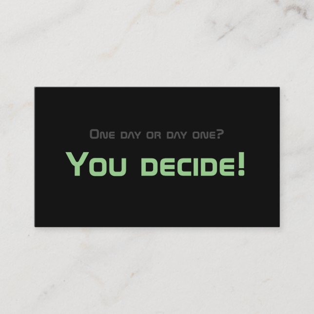 Tarjeta De Visita Cifras motivacionales mínimas para la salud mental (Anverso)