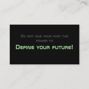 Tarjeta De Visita Cifras motivacionales mínimas para la salud mental