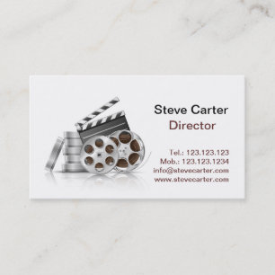 Tarjeta De Visita Cine del actor del destornillador de la cámara de
