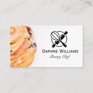 Tarjeta De Visita Cinnamon Roll Herramientas para hornear