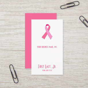 Tarjeta De Visita Cinta Rosa