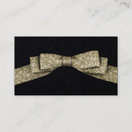 Tarjeta De Visita Cinta simple del falso purpurina