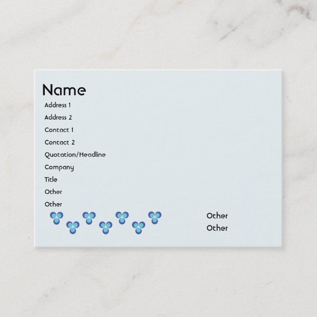 Tarjeta De Visita Cintemani - rechoncho (Anverso)