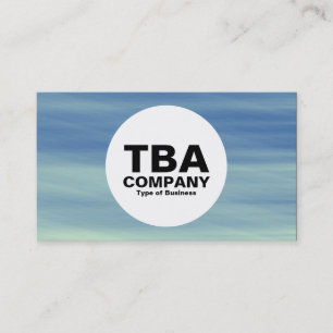 Tarjeta De Visita Circle - Jet Stream