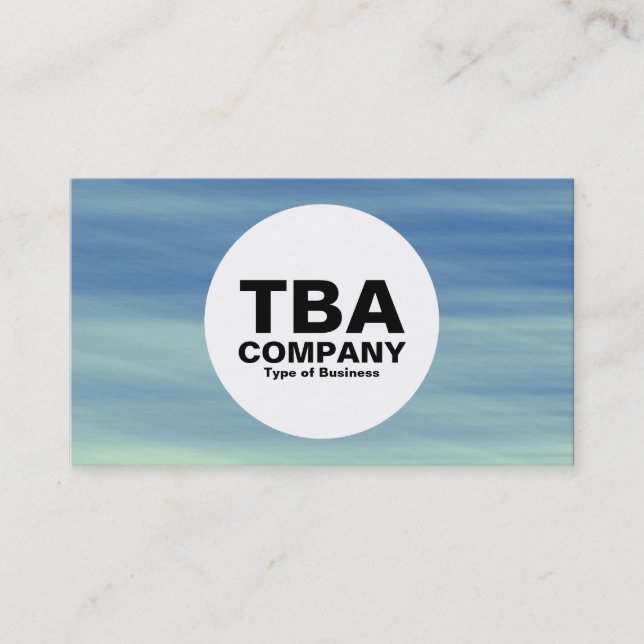 Tarjeta De Visita Circle - Jet Stream (Anverso)