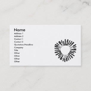 Tarjeta De Visita CircleCombs122410, nombre, dirección 1, direcció