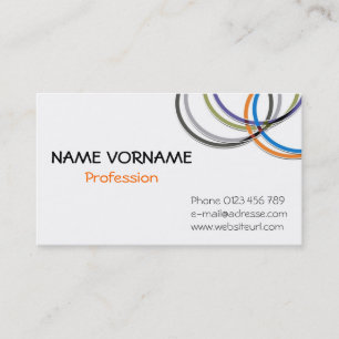 Tarjeta De Visita circles
