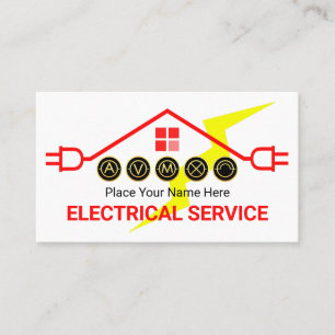 Tarjeta De Visita Circuito Eléctrico Caliente en la Azotea