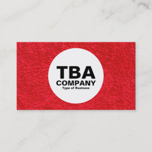 Tarjeta De Visita Círculo - Alfombra 01
