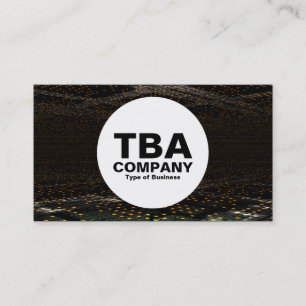 Tarjeta De Visita Círculo - Ciudad de Sci-fi