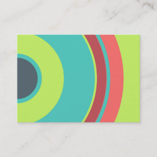 Tarjeta De Visita Círculo colorido 04