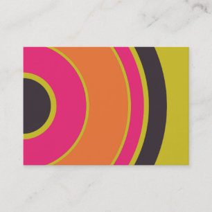 Tarjeta De Visita Círculo colorido 06