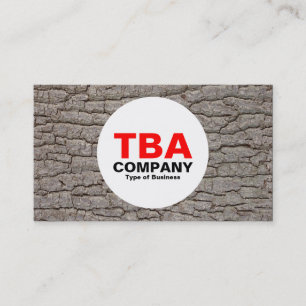 Tarjeta De Visita Círculo - corteza 01
