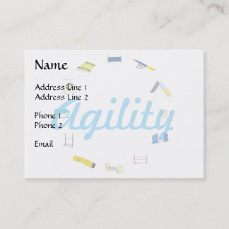 Tarjeta De Visita Círculo de agilidad