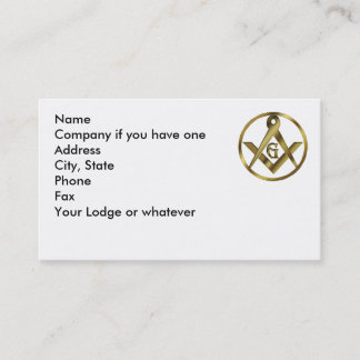 Tarjeta De Visita Círculo de albañiles
