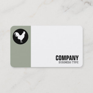 Tarjeta De Visita Círculo de Margen - Cockerel - Sabio del Desierto