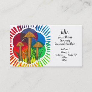 Tarjeta De Visita Círculo de setas - pintura de acrílico