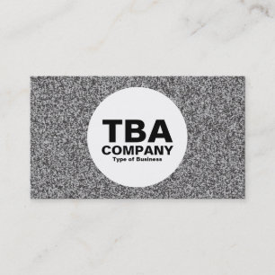 Tarjeta De Visita Círculo - Granito fino 02
