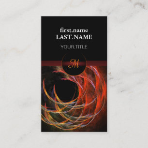 Tarjeta De Visita Círculo Guay elegante y profesional