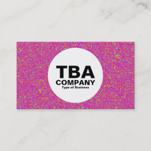 Tarjeta De Visita Círculo - Impresionista