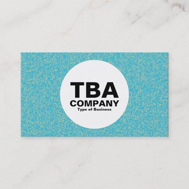 Tarjeta De Visita Círculo - Impresionista (Anverso)