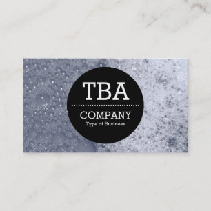 Tarjeta De Visita Círculo negro v2 - Bublas de jabón 03