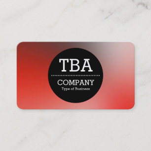 Tarjeta De Visita Círculo negro v2 - Gradiente suave