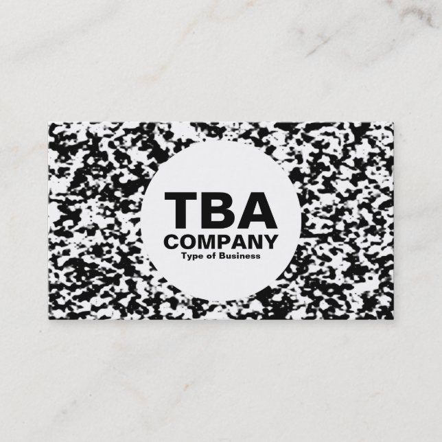 Tarjeta De Visita Círculo - Parches (Anverso)