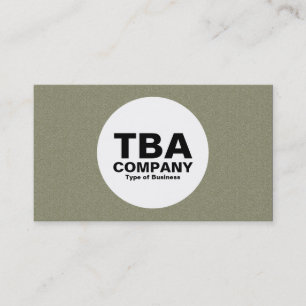 Tarjeta De Visita Círculo - Pared