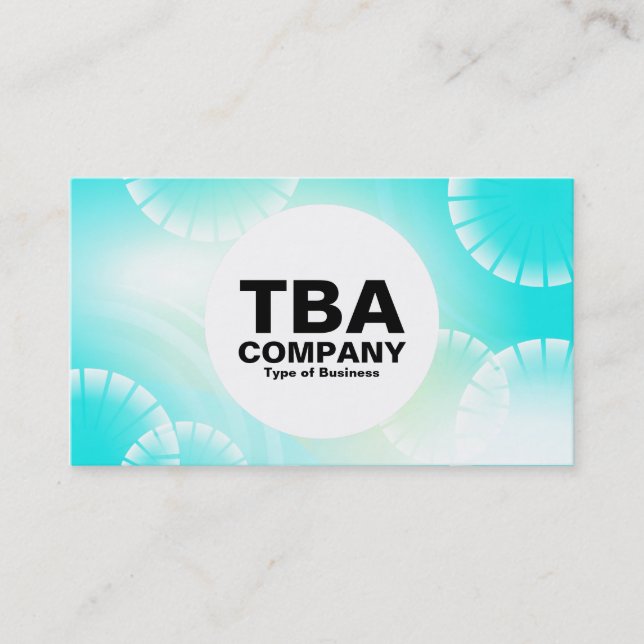 Tarjeta De Visita Círculo - Resumen 02 (Anverso)