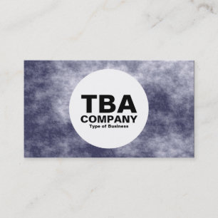 Tarjeta De Visita Círculo - Smokey