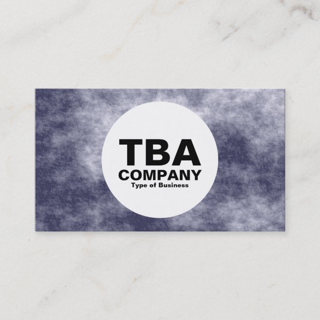 Tarjeta De Visita Círculo - Smokey (Anverso)