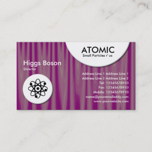 Tarjeta De Visita Círculos atómicos - Drapery 06