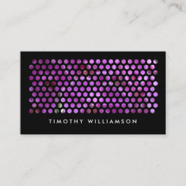 Tarjeta De Visita Círculos de fotografía moderna Patrón de medios so