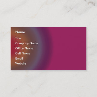 Tarjeta De Visita Círculos multicolores