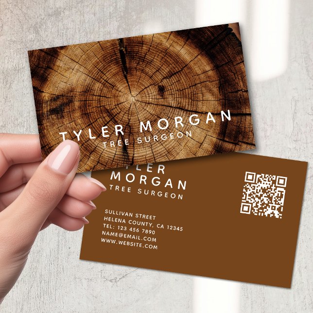 Tarjeta De Visita Cirujano de árbol de código QR (Subido por el creador)