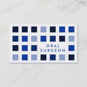 Tarjeta De Visita CIRUJANO ORAL (cuadrados de la MOD)
