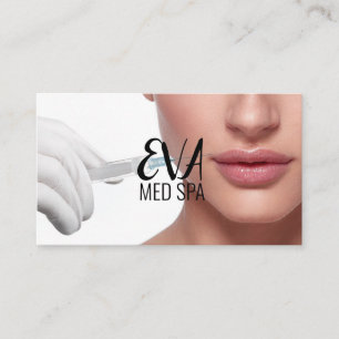 Tarjeta De Visita Cirujano Plástico Inyectores de Med Spa