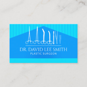 Tarjeta De Visita Cirujano plástico / Médica / Asistente cirujano 