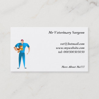 Tarjeta De Visita Cirujano veterinario