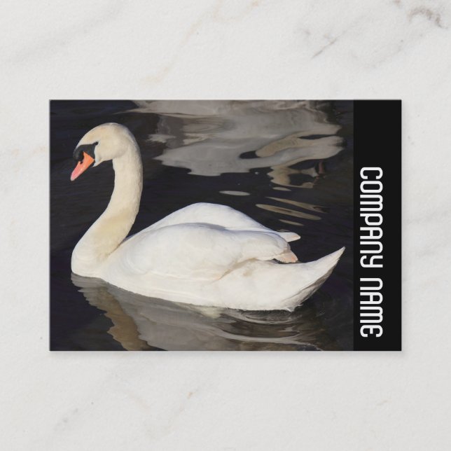 Tarjeta De Visita Cisne Mudo - Banda Lateral (Anverso)