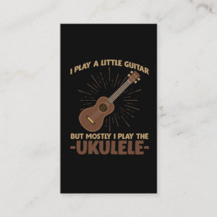 Tarjeta De Visita Cita cómica ucraniana para músico de guitarra