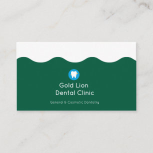 Tarjeta De Visita Cita con Dentista Médico Profesional